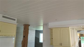 Paneltak efter målning